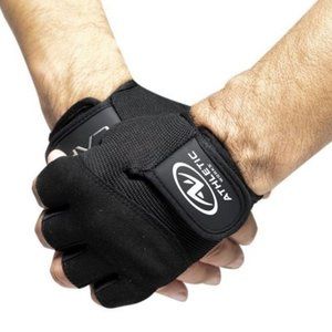 NEW Athletic Works Weightlifting Gloves Gym Workout Size M/L Half Finger